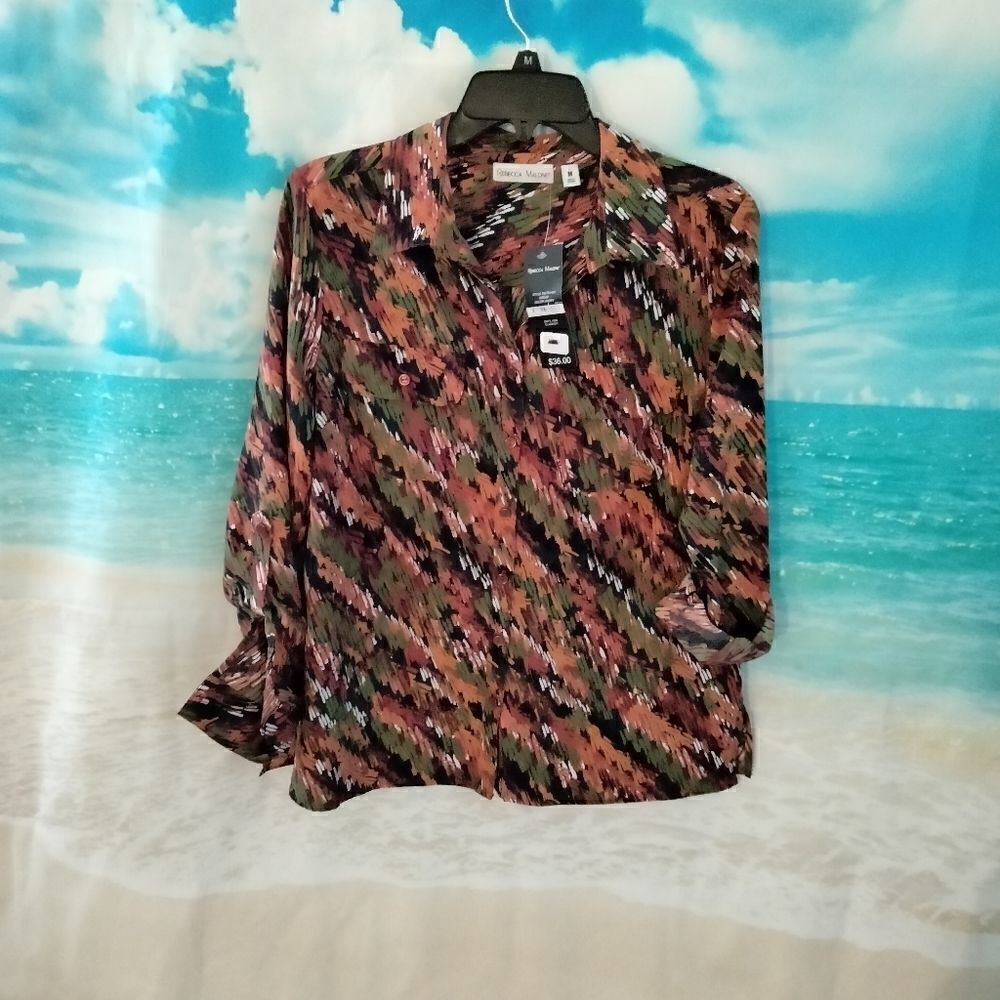 NWT: Rebecca Malone woman's blouse.